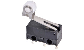 Omron D2F-FL2, Roller Lever Micro Switch, PCB Terminal, 1 A @ 125 V ac, SPDT, IP40