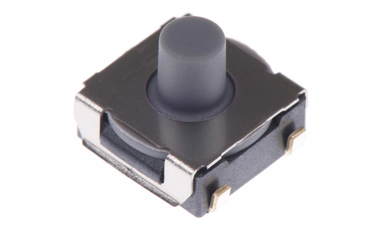 Omron B3SL1022P, IP67 Blue Tactile Switch, SPST 50 mA @ 24 V dc 2.6mm Through Hole