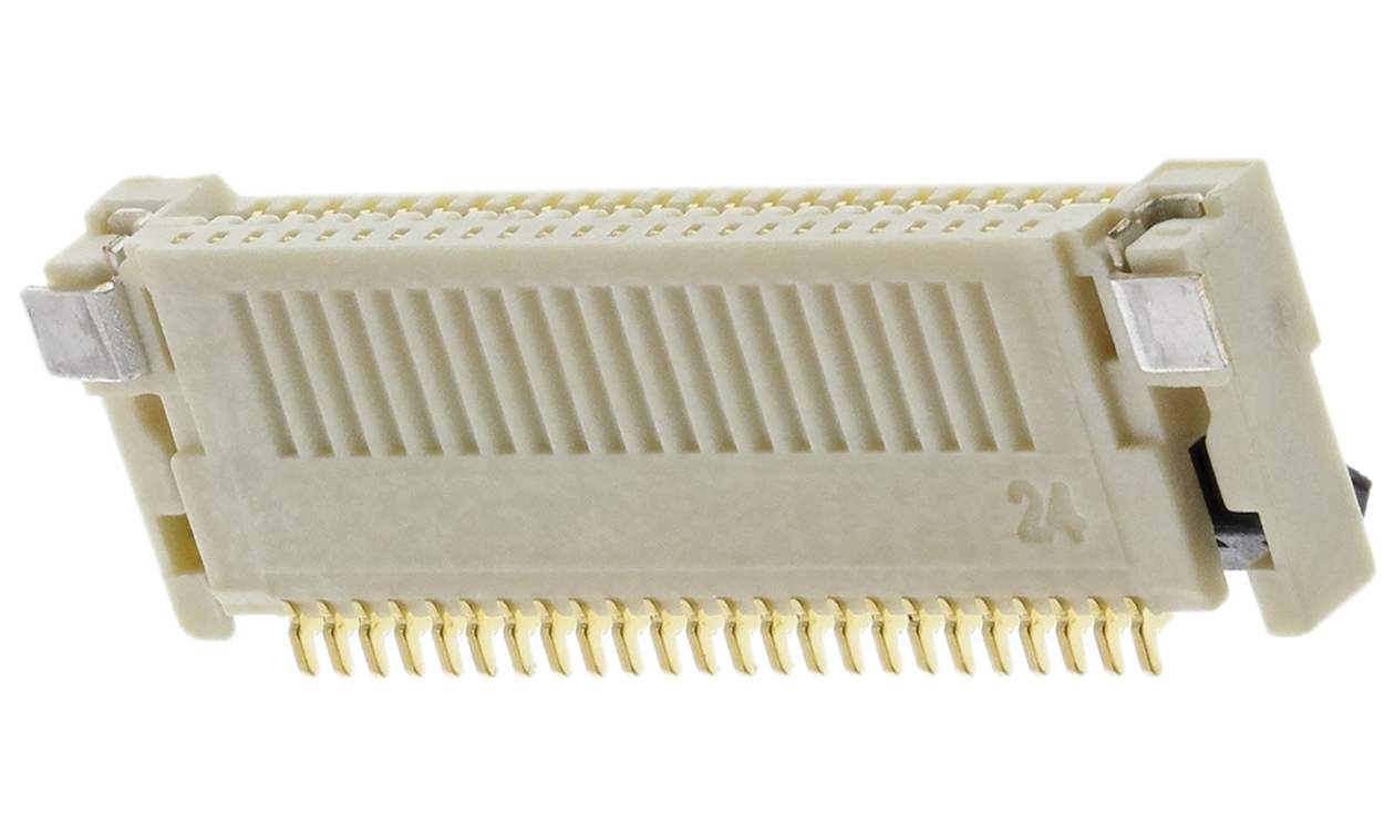 Omron XF2M-2415-1A, , XF2M 0.5mm Pitch 24 Way Right Angle Female FPC Connector, Top and Bottom Contact