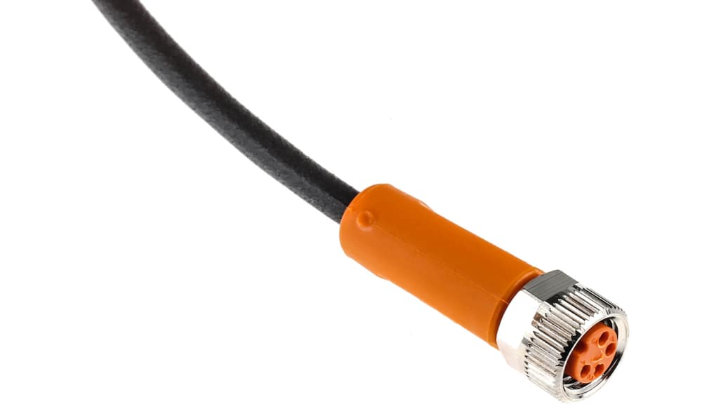 ifm EVC151, Straight Female 4 way M8 to Unterminated Sensor Actuator Cable, 5m