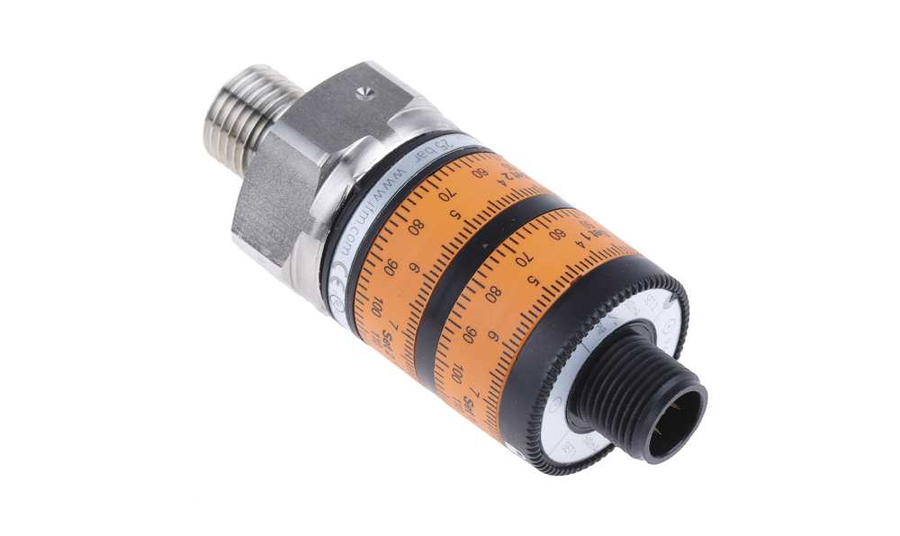 ifm PK7524, Pressure Switch, 0bar Min, 10bar Max, PNP-2NO Output, Relative Reading