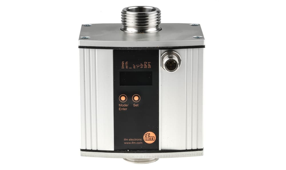 ifm SU8000, SU Series Ultrasonic Flow Meter for Liquid, 0 L/min Min, 100 L/min Max