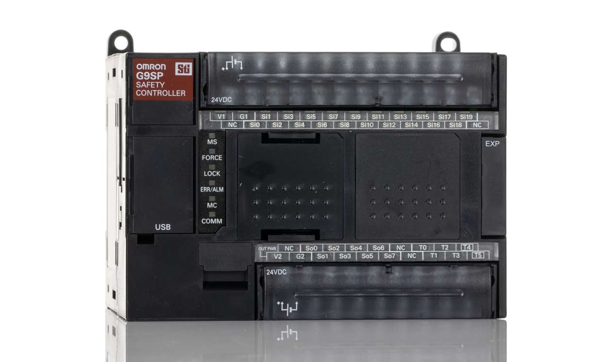 Omron G9SP-N20S, G9SP Series Safety Controller, 20 Safety Inputs, 8 Safety Outputs, 24 V dc - generaltechuae