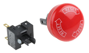 Omron A165E-S-01, A165E Series Twist Release Emergency Stop Push Button, Panel Mount, 16mm Cutout, 1NC, IP65