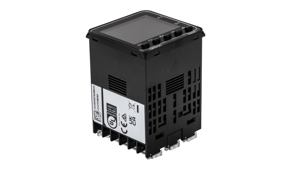 Omron E5CC-QX3A5M-003, E5CC Panel Mount PID Temperature Controller, 48 x 48mm, 1 Output SSR, Solid State Relay, Logic, 100 → 240 V ac