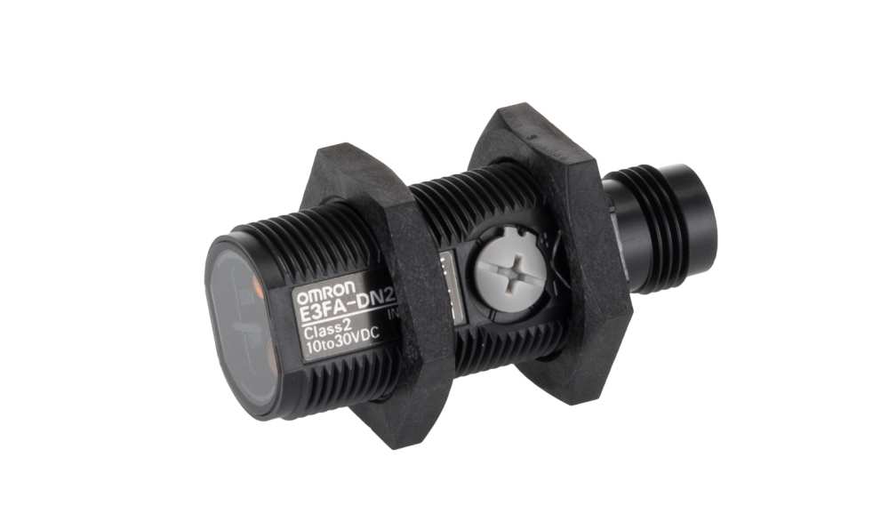 Omron E3FA-DN23, Diffuse Photoelectric Sensor, Barrel Sensor, 1 m Detection Range