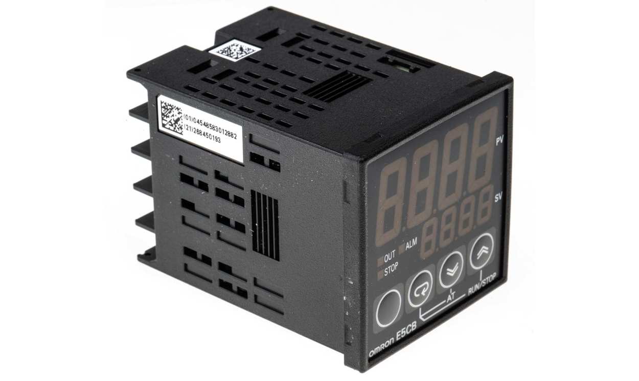 Omron E5CB-Q1P 100-240 VAC, E5CB Panel Mount PID Temperature Controller, 48 x 48mm, 1 Output SSR, Solid State Relay, Logic, 100 → 240 V ac - generaltechuae