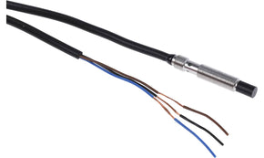 Omron E2E-S05N03-WC-B1 2M, Inductive Threaded Barrel Proximity Sensor, M5, 3 mm Detection, PNP NO, 10 → 30 V dc