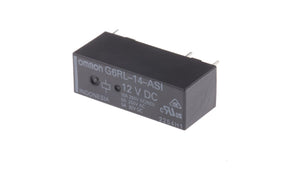 Omron G6RL-14-ASI DC12, PCB Mount Power Relay, 12V dc Coil, 10A Switching Current, SPDT