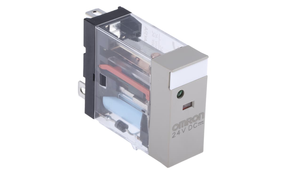 Omron G2R-1-SND 24VDC (S), Plug In Power Relay, 24V dc Coil, 6A Switching Current, SPDT