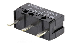 Omron D2FS-F-N, Pin Plunger Micro Switch, PCB Straight Terminal, 100 mA @ 5 V dc, SPST, IP40
