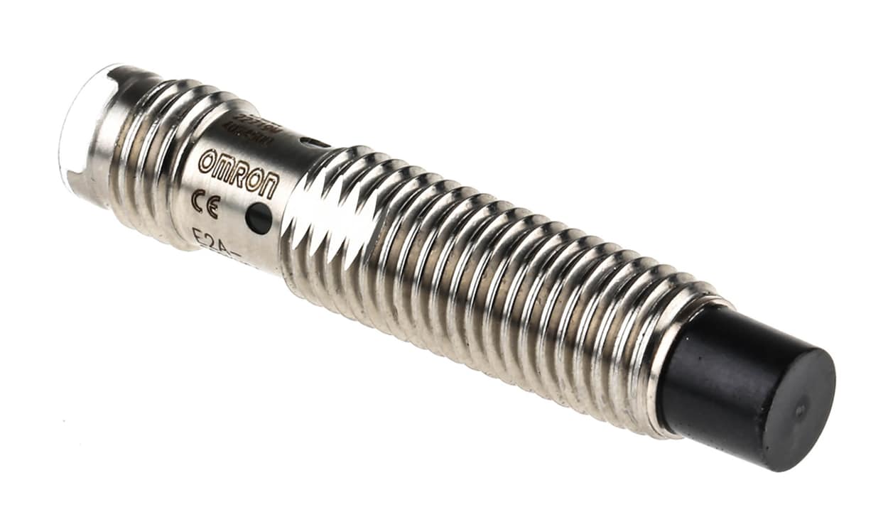 Omron E2A-S08KN04-M5-B1, Inductive Threaded Barrel Proximity Sensor, M8, 4 mm Detection, PNP NO, 12 → 24 V dc - generaltechuae