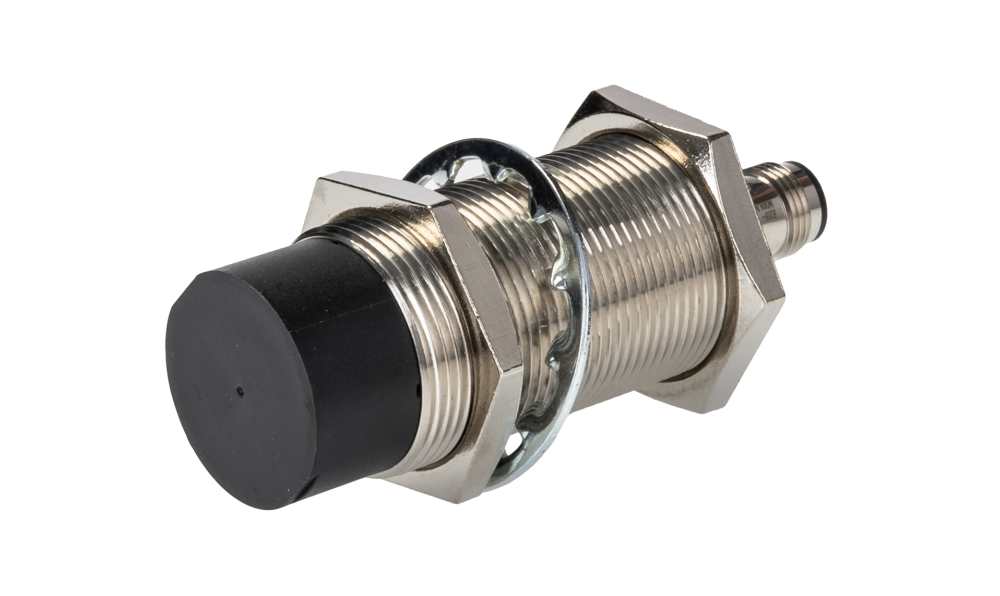Omron E2B-M30LN30-M1-B2, Inductive Threaded Barrel Proximity Sensor, M30, 30 mm Detection, PNP NC, 12 → 24 V dc