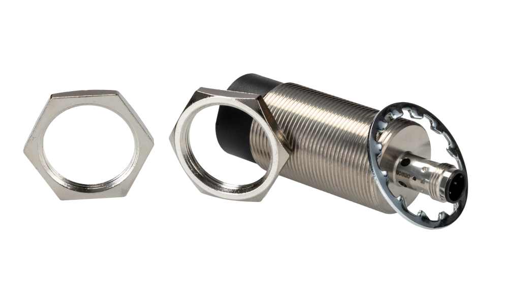 Omron E2B-M30LN30-M1-B2, Inductive Threaded Barrel Proximity Sensor, M30, 30 mm Detection, PNP NC, 12 → 24 V dc