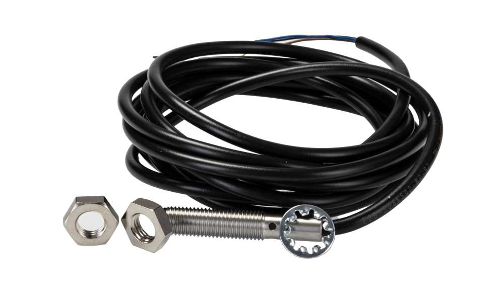 Omron E2B-S08KS02-WP-B2 2M, Inductive Threaded Barrel Proximity Sensor, M8, 2 mm Detection, PNP NC, 12 → 24 V dc