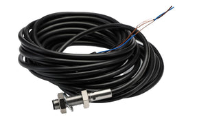 Omron E2B-S08KS02-WP-C1 5M, Inductive Threaded Barrel Proximity Sensor, M8, 2 mm Detection, NPN NO, 12 → 24 V dc