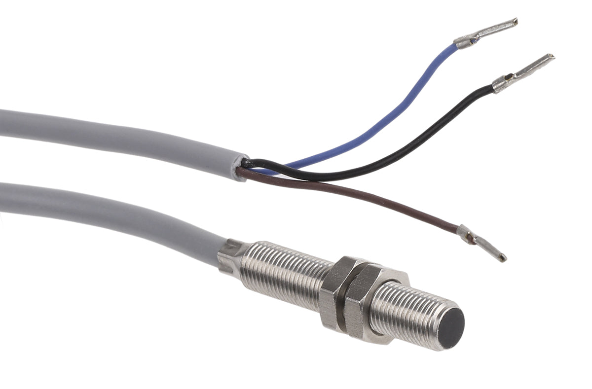 ifm IY5049, Inductive Threaded Barrel Proximity Sensor, M5, 1.5 mm Detection, PNP NO, 10 → 30 V dc