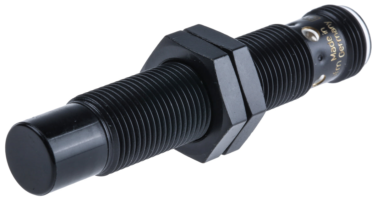 ifm IFW201, Inductive Threaded Barrel Proximity Sensor, M12, 8 mm Detection, PNP NO, 10 → 30 V dc