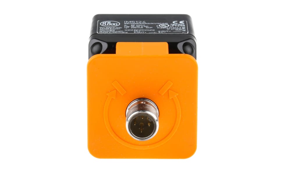 ifm IM5124, Inductive Block Proximity Sensor, 20 mm Detection, PNP NO+NC, 10 → 36 V dc