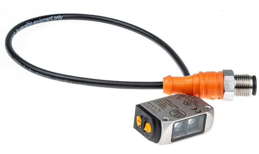 ifm O6H301, Diffuse Photoelectric Sensor, Block Sensor, 2 mm → 200 mm Detection Range