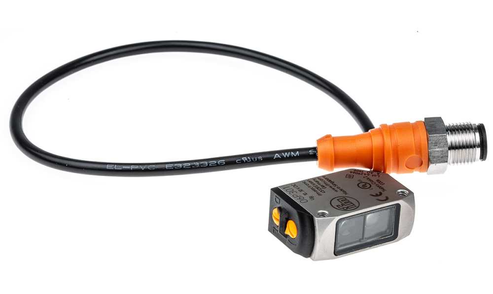 ifm O6P301, Retroreflective Photoelectric Sensor, Block Sensor, 50 mm → 5 m Detection Range