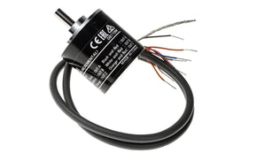 Omron E6B2-CWZ1X 1000P/R 0.5M, E6B2 Series Incremental Incremental Encoder, 1000 ppr, Line Driver Signal, Solid Type, 6mm Shaft