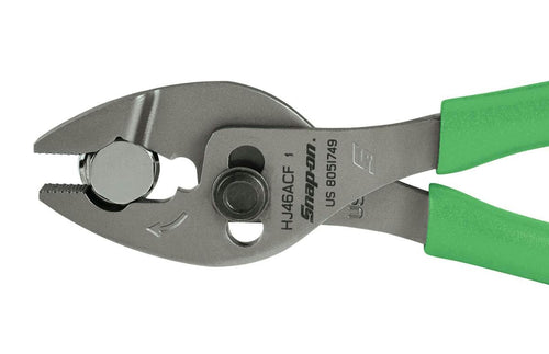 Snap-on HJ46ACFG | 6" Talon Grip FlankJaw Slip-Joint Pliers | 6-7/16 in long, Green