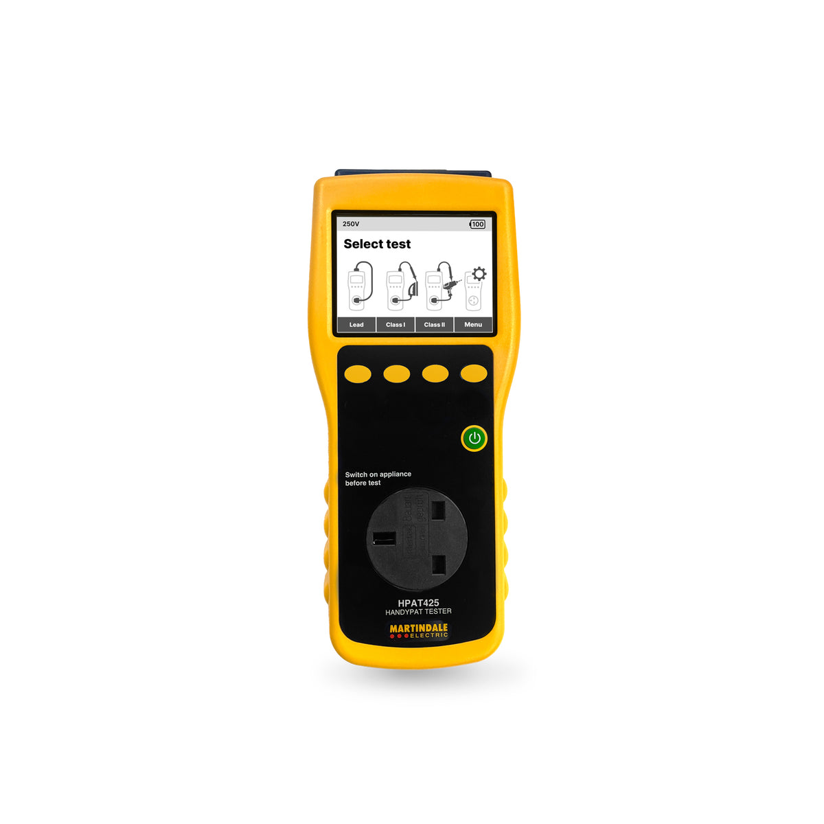 Martindale MARHPAT425 | HPAT425 Handheld PAT Tester | USB-C rechargeable, 250V/500V - generaltechuae
