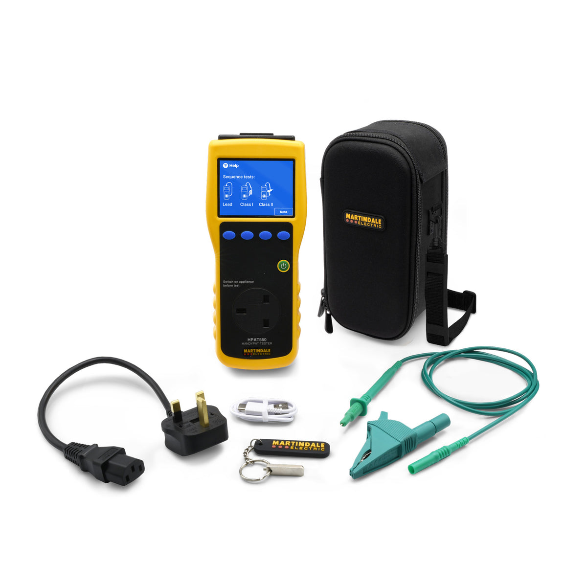 Martindale MARHPAT550 | HPAT550 Rechargeable PAT Tester | Colour display, measured values - generaltechuae (2)