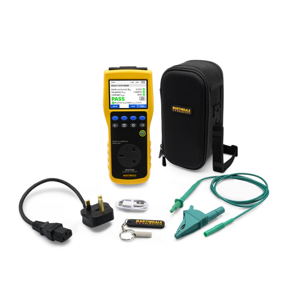 Martindale MARHPAT650 | HPAT650 Advanced PAT Tester | Auto/manual, 100-appliance memory - generaltechuae (2)