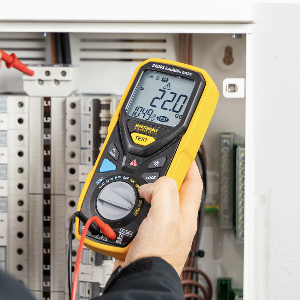 Martindale MARIN2203 | IN2203 Advanced Insulation Tester | 50–1000 V, 20 GΩ - generaltechuae (3)