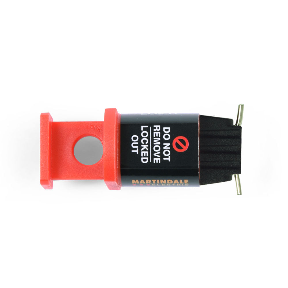 Martindale MARLOK15 | LOK15 Spring-Loaded Pushpin MCB Lock | 15 mm pin spacing - generaltechuae