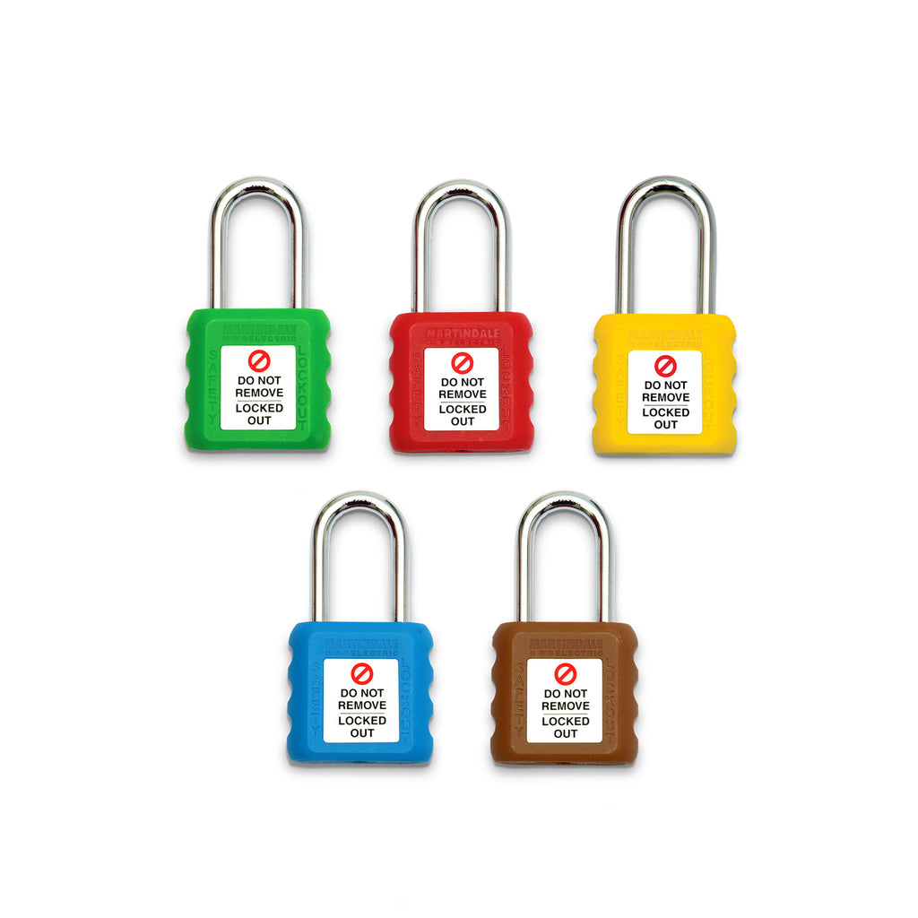 Martindale MARPAD11BN | PAD11 Safety Lockout Padlock | Brown, 6 mm Steel Shackle - generaltechuae (2)