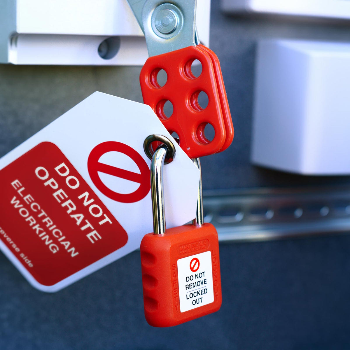 Martindale MARPAD11BN | PAD11 Safety Lockout Padlock | Brown, 6 mm Steel Shackle - generaltechuae (4)