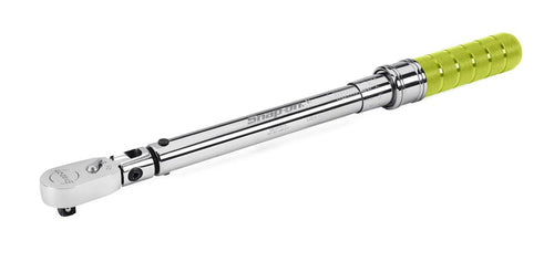Snap-on QE2FR75HV | Micro-Adjustable Flex-Head Torque Wrench | 3/8 in Drive, 5–75 ft-lb, Hi-Viz