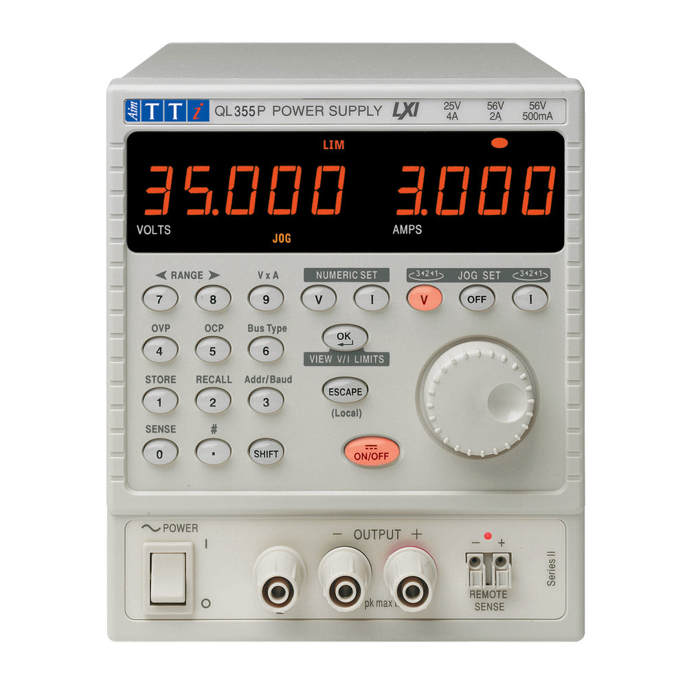 Aim-TTi QL355P | Programmable Precision DC Power Supply | 35V/3A or 15V/5A, USB/RS232/LAN - generaltechuae