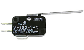 Omron VX-013-1C23, Long Hinge Lever Micro Switch, Tab Terminal, 100 mA @ 30 V dc, SPDT, IP40