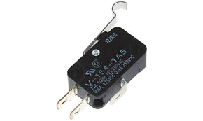 Omron V-154-1C25, Simulated Roller Lever Micro Switch, Tab Terminal, 15 A @ 250 V ac, SPDT, IP40