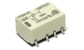 Omron G6KU-2F-Y DC4.5, Surface Mount Latching Signal Relay, 4.5V dc Coil, 1A Switching Current, DPDT