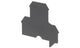 Omron XW5ES25N, XW5E End Cover for use with XW5T-S2.5-1.1-2 Feed Through Terminal Block, XW5T-S2.5-1.1-2V Feed Through Terminal Block