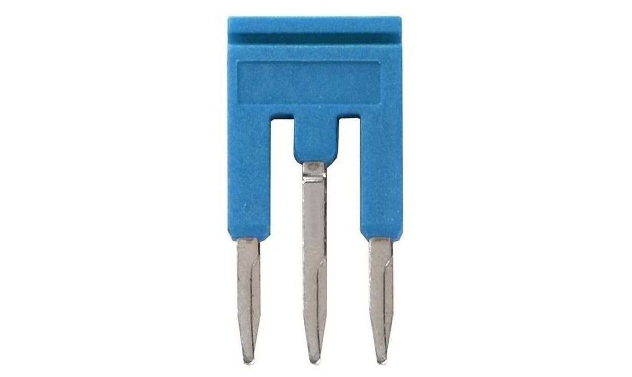 Omron XW5S-P1.5-3BL, XW5S Short Bar for use with XW5G-P1.5-3 Grounding Terminal Block, XW5T-P1.5-3 Feed Through Terminal Block