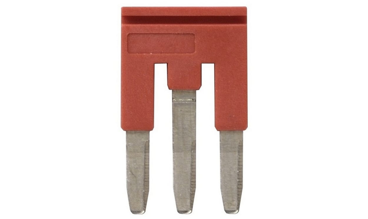 Omron XW5S-P2.5-3RD, XW5S Short Bar for use with XW5G-P2.5-3 Grounding Terminal Block, XW5T-P2.5-3 Feed Through Terminal Block