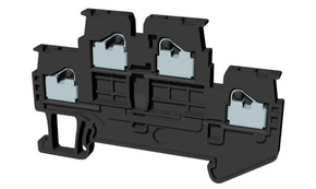 Omron XW5T-P1.5-1.1-2, XW5T Series Grey, 1.5mm², Double-Level, Push In Termination