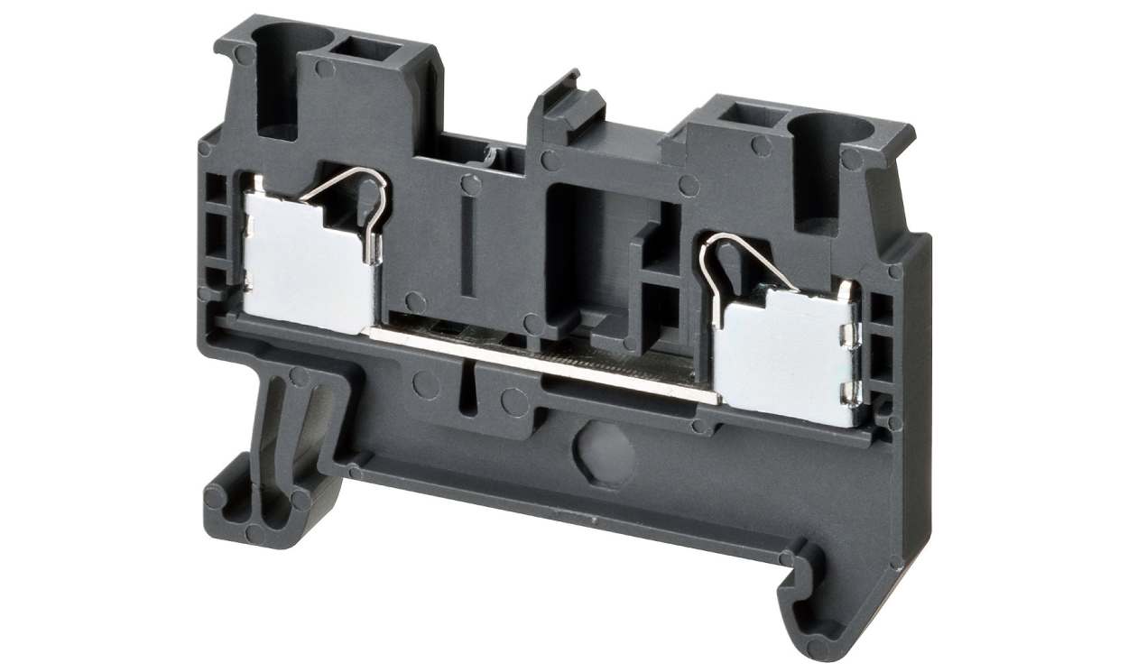 Omron XW5T-P2.5-1.1-1, XW5T Series Grey, 2.5mm², Single-Level, Push In Termination