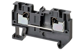 Omron XW5T-P4.0-1.1-1, XW5T Series Grey, 4mm², Single-Level, Push In Termination