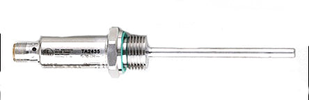 ifm TA2435, PT1000 RTD Sensor, 6mm Dia, 100mm Long, 4 Wire, G1/2, +150°C Max