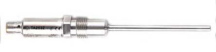 ifm TA2532, PT1000 RTD Sensor, 6mm Dia, 100mm Long, 4 Wire, G1/2, +200°C Max