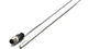 ifm TS2454, PT100 RTD Sensor, 6mm Dia, 250mm Long, Probe, +600°C Max