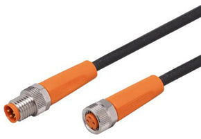ifm EVC308, Female 4 way M8 to Male 4 way M8 Sensor Actuator Cable, 2m