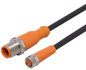 ifm EVC244, Male 4 way M12 to Female 4 way M8 Sensor Actuator Cable, 5m